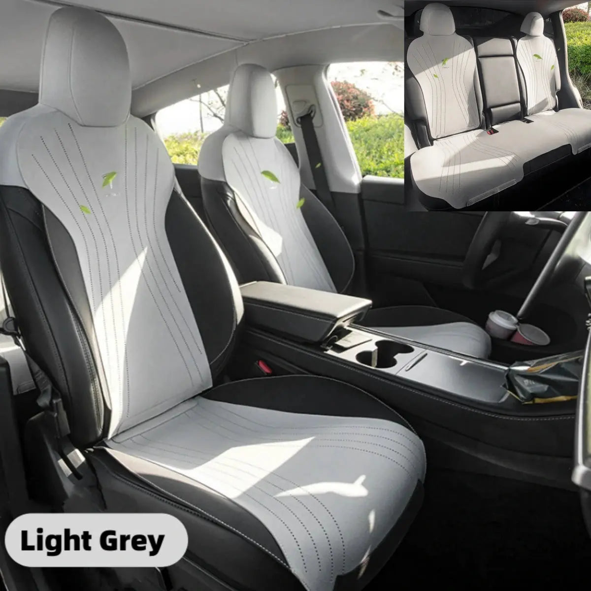 Tesla Model Y/3 Suede Seat Cover - Modtesla