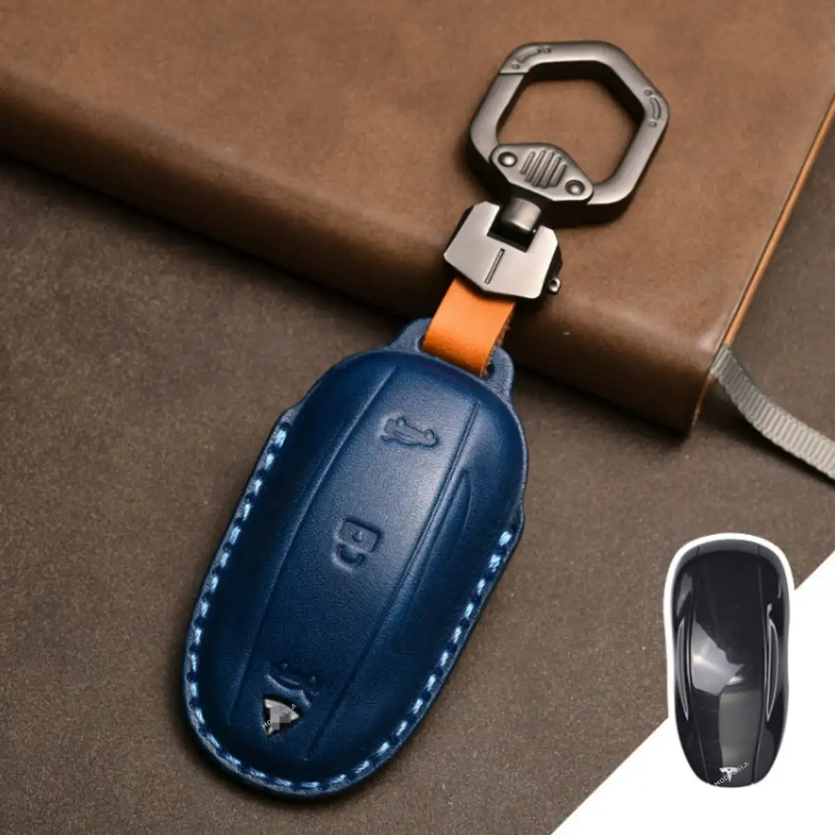 Leather Key Protector for Tesla Model Y/3/X/S  Modtesla