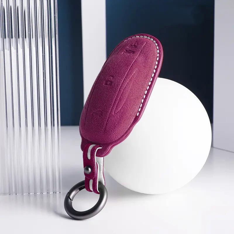 Alcantara Key Fob Cover for Tesla Model Y/3/X/S  Modtesla