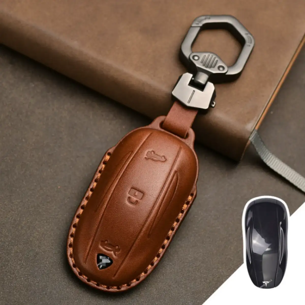 Leather Key Protector for Tesla Model Y/3/X/S  Modtesla