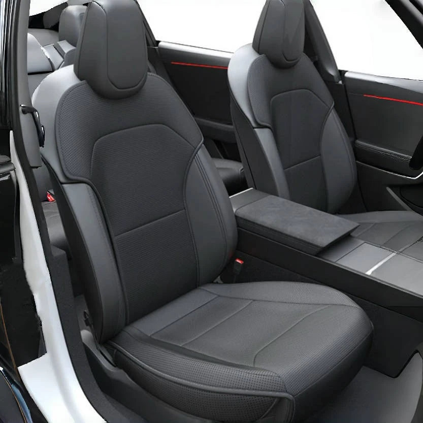 Half-Covered Leather Seat Cover for Tesla Model Y Juniper 2025+