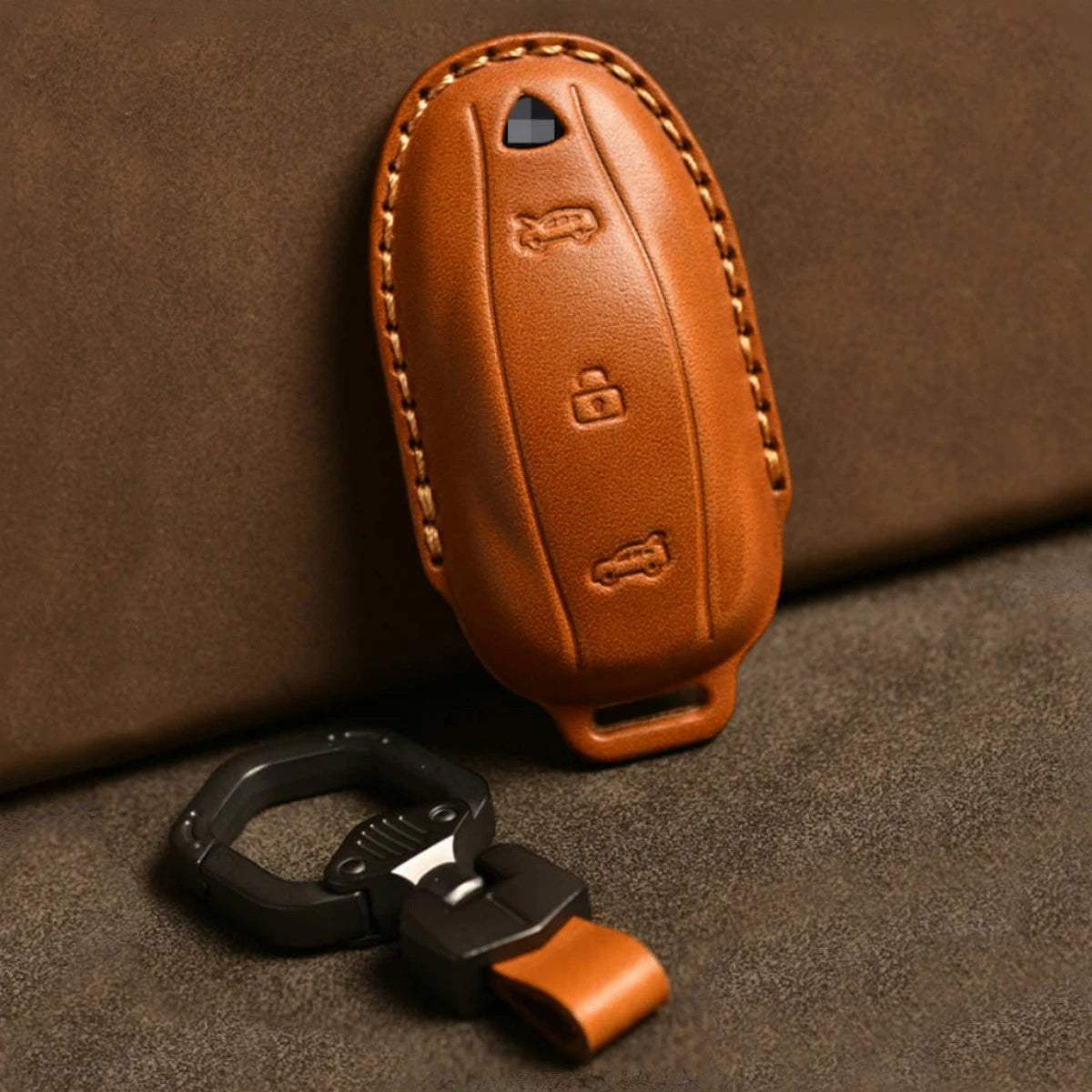 Leather Key Protector for Tesla Model Y/3/X/S  Modtesla