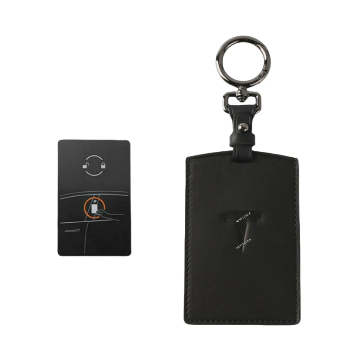 Leather Key Card Holder for Tesla  Modtesla