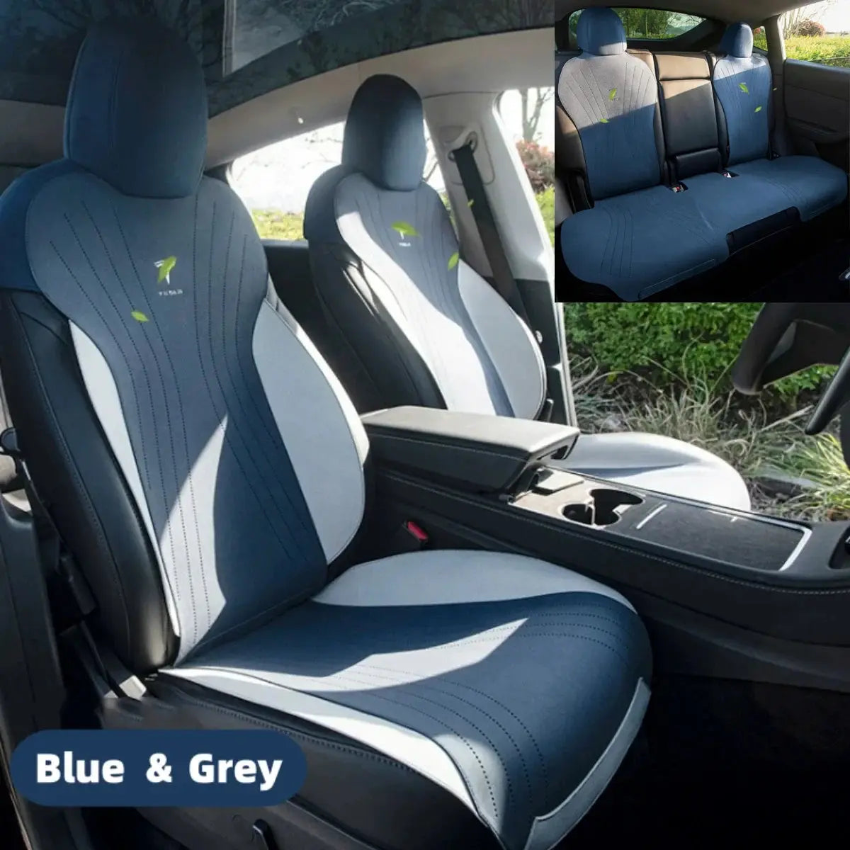 Tesla Model Y/3 Suede Seat Cover - Modtesla