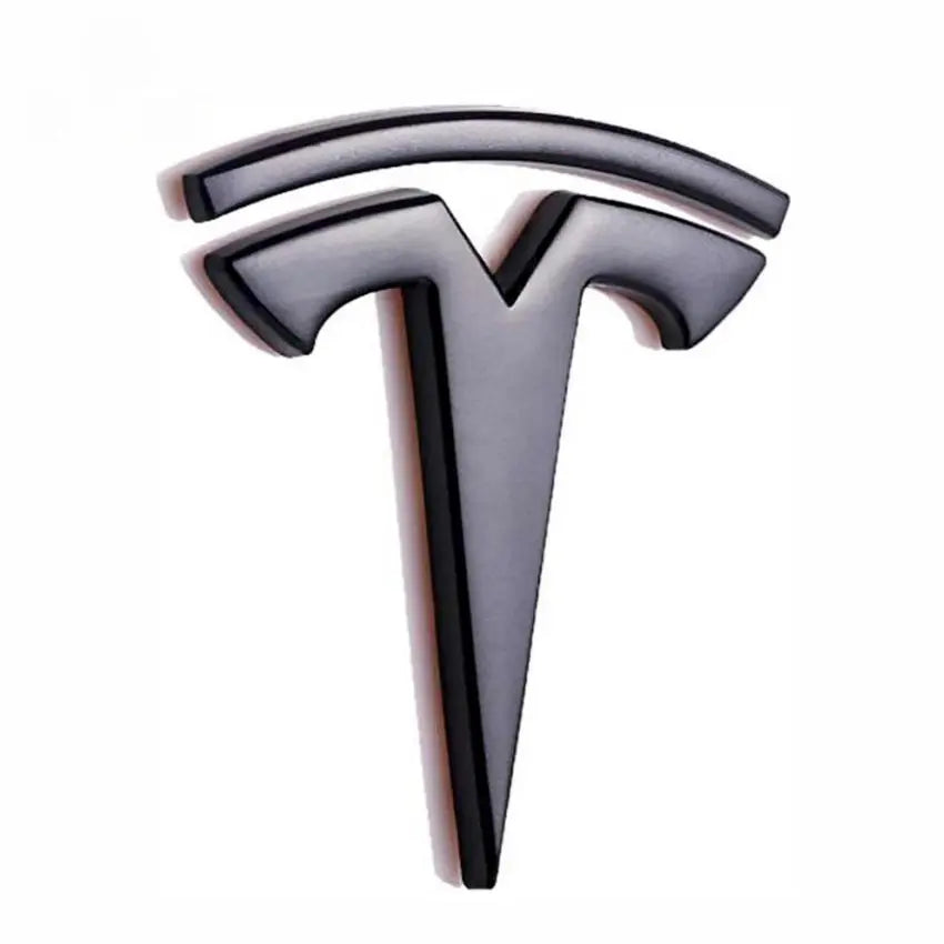 1494949-00-A Front T-Badge for Tesla Model 3  Modtesla