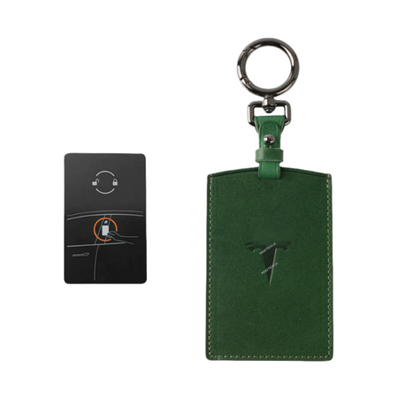 Leather Key Card Holder for Tesla  Modtesla