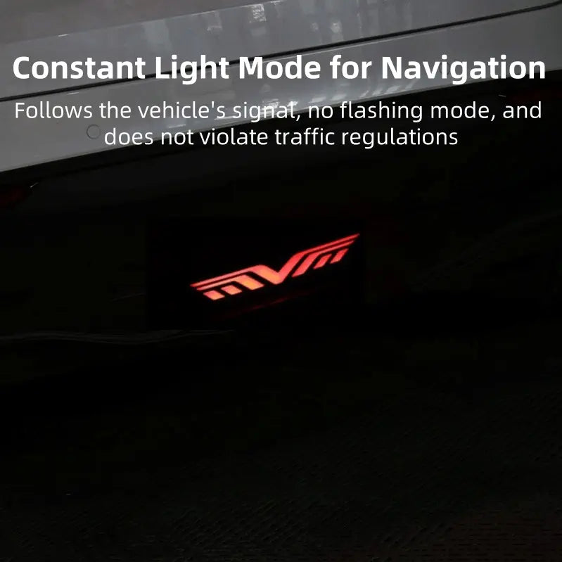 1120292 Streamer Turn Signal Taillights Rear Bumper Daytime Running Light Modification for Tesla Model Y