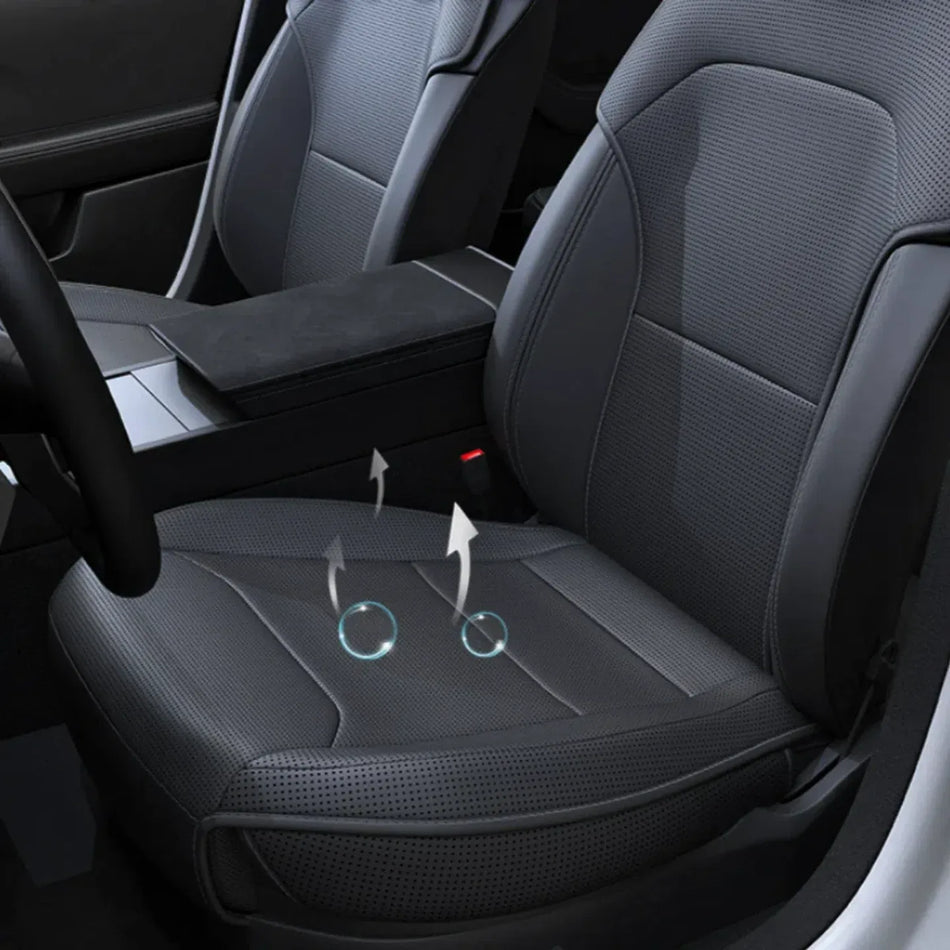 Half-Covered Leather Seat Cover for Tesla Model Y Juniper 2025+
