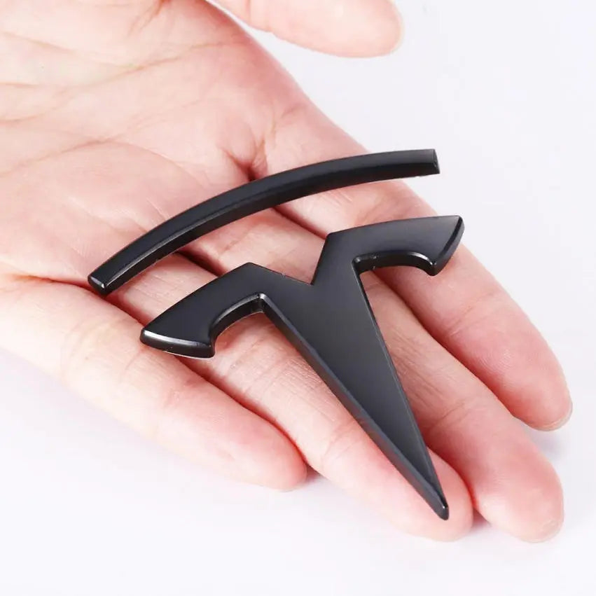 1494949-00-A Front T-Badge for Tesla Model 3  Modtesla