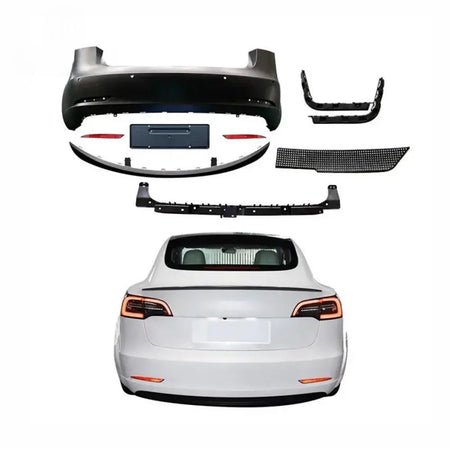 1108905-SO-5-A Rear Bumper Cover for Tesla Model 3  Modtesla