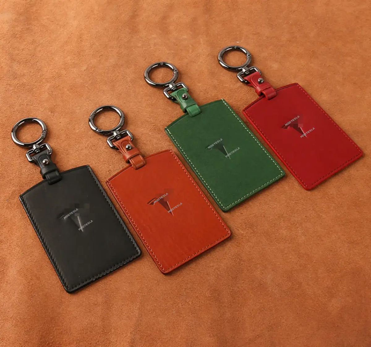 Leather Key Card Holder for Tesla  Modtesla