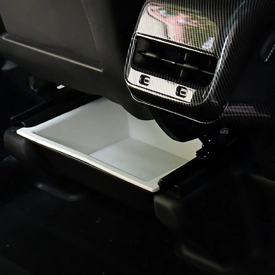 Double Layer Under Seat Storage Drawer for Tesla Model Y