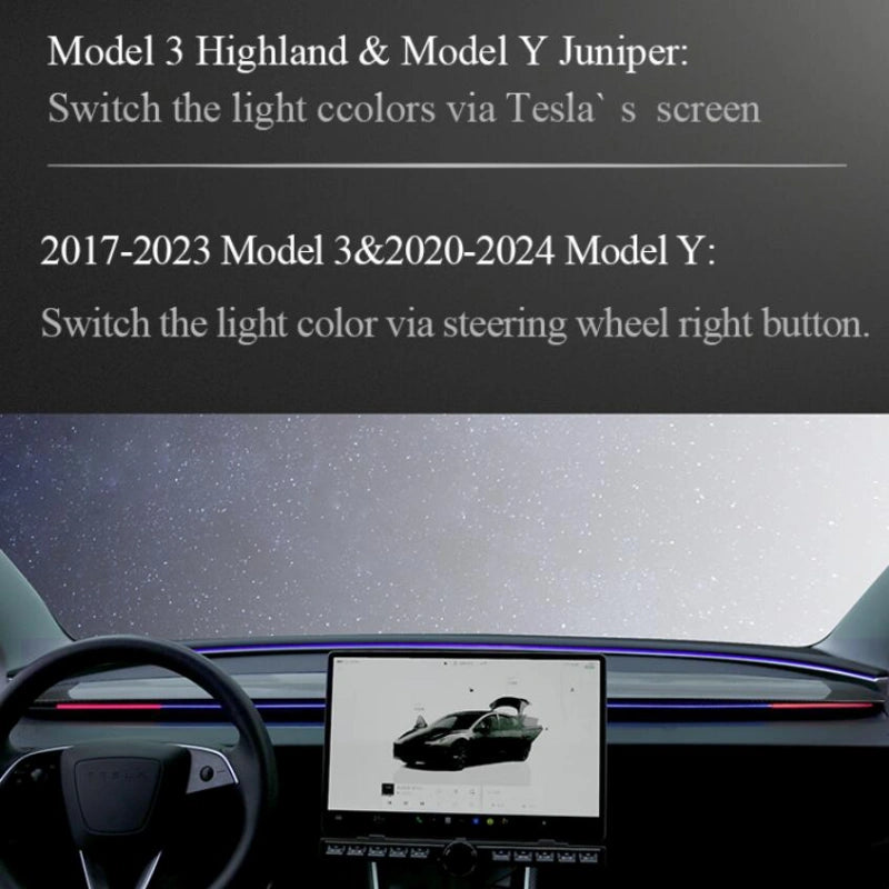 LED Ambient Light for Tesla  Modtesla