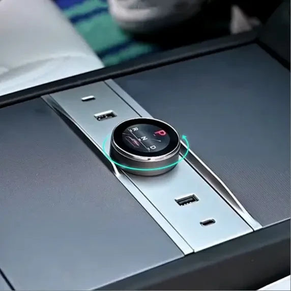 Smart Rotating Gear Shift Docking USB Hub for Tesla Model 3 Highland