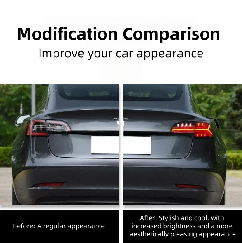 1077397-00-G Rear Tail Lamp Assembly Modification for Tesla Model Y/3  Modtesla