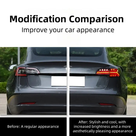 1077397-00-G Rear Tail Lamp Assembly Modification for Tesla Model Y/3  Modtesla