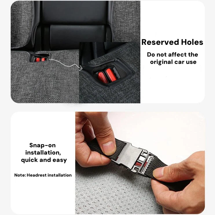 Linen Breathable Seat Cover for Tesla Model Y/3 - Modtesla