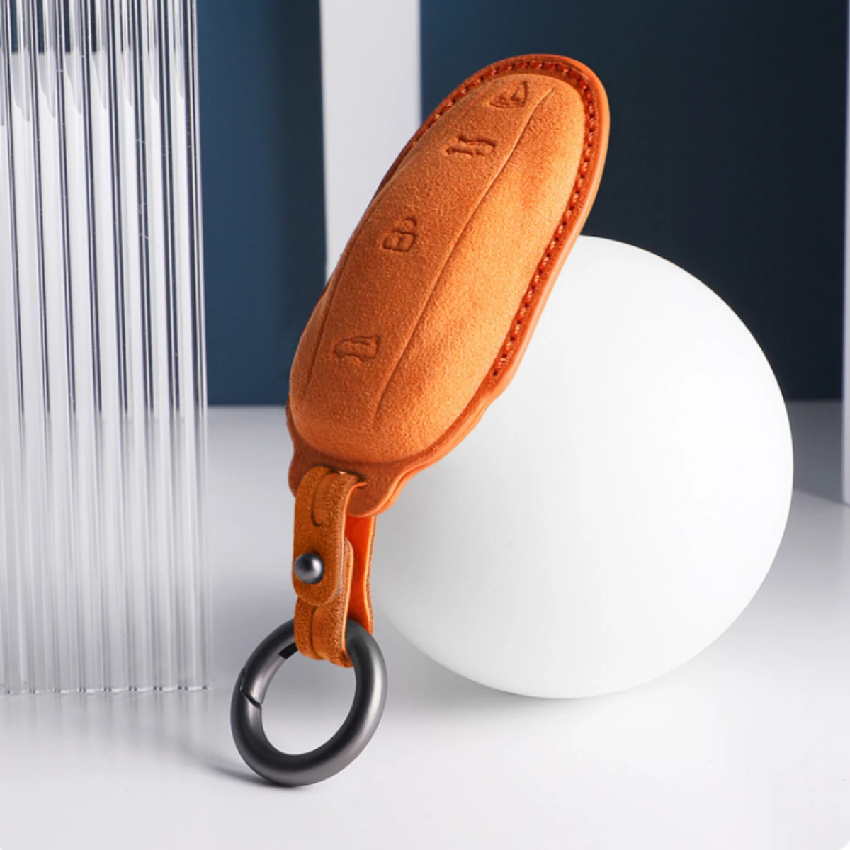 Alcantara Key Fob Cover for Tesla Model Y/3/X/S  Modtesla