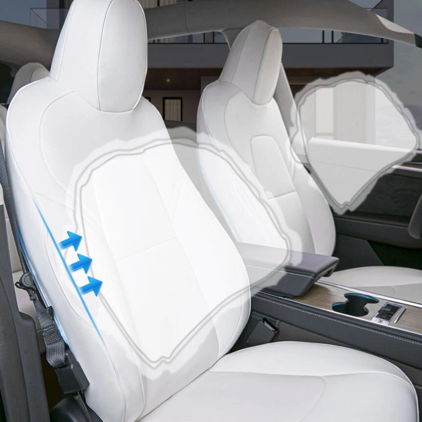 Fully-Covered Napa Seat Cover for Tesla Model Y Juniper 2025+ - Modtesla