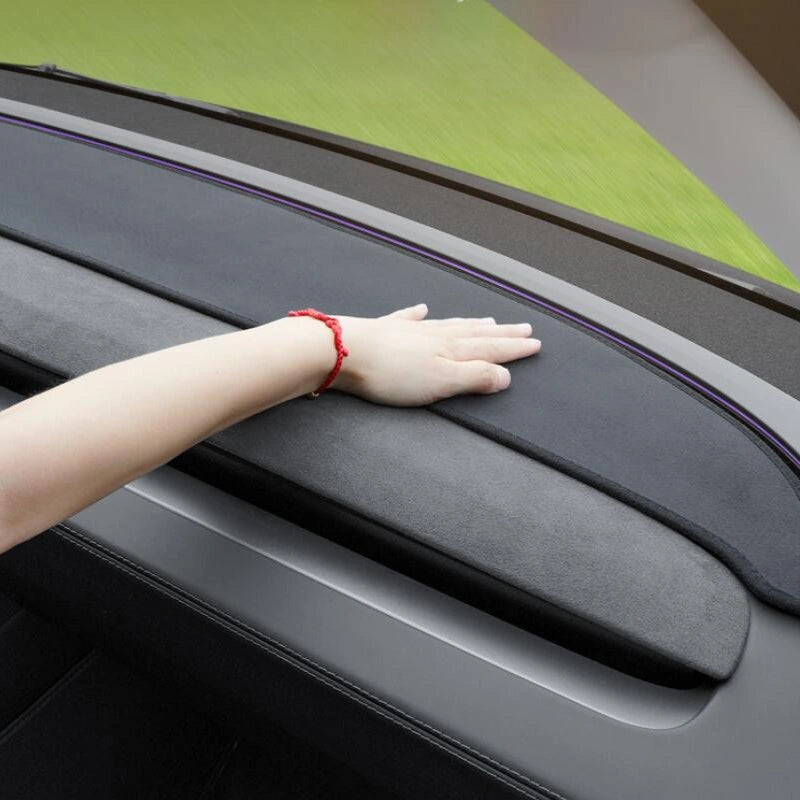 Flannel Dashboard Sunshade Mat for Tesla Model Y/3