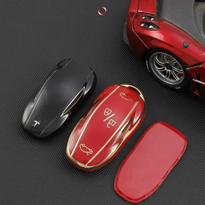 TPU Key Protective Cover for Tesla Model Y/3/X/S
