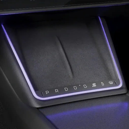 Wireless Charging Smart Button with Ambient Light for Tesla Model 3 Highland / Tesla Model Y Juniper