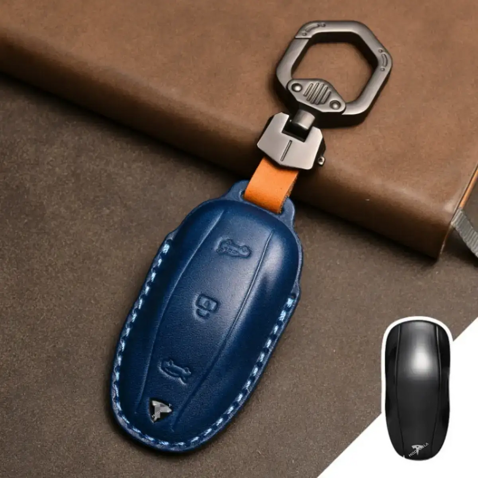 Leather Key Protector for Tesla Model Y/3/X/S