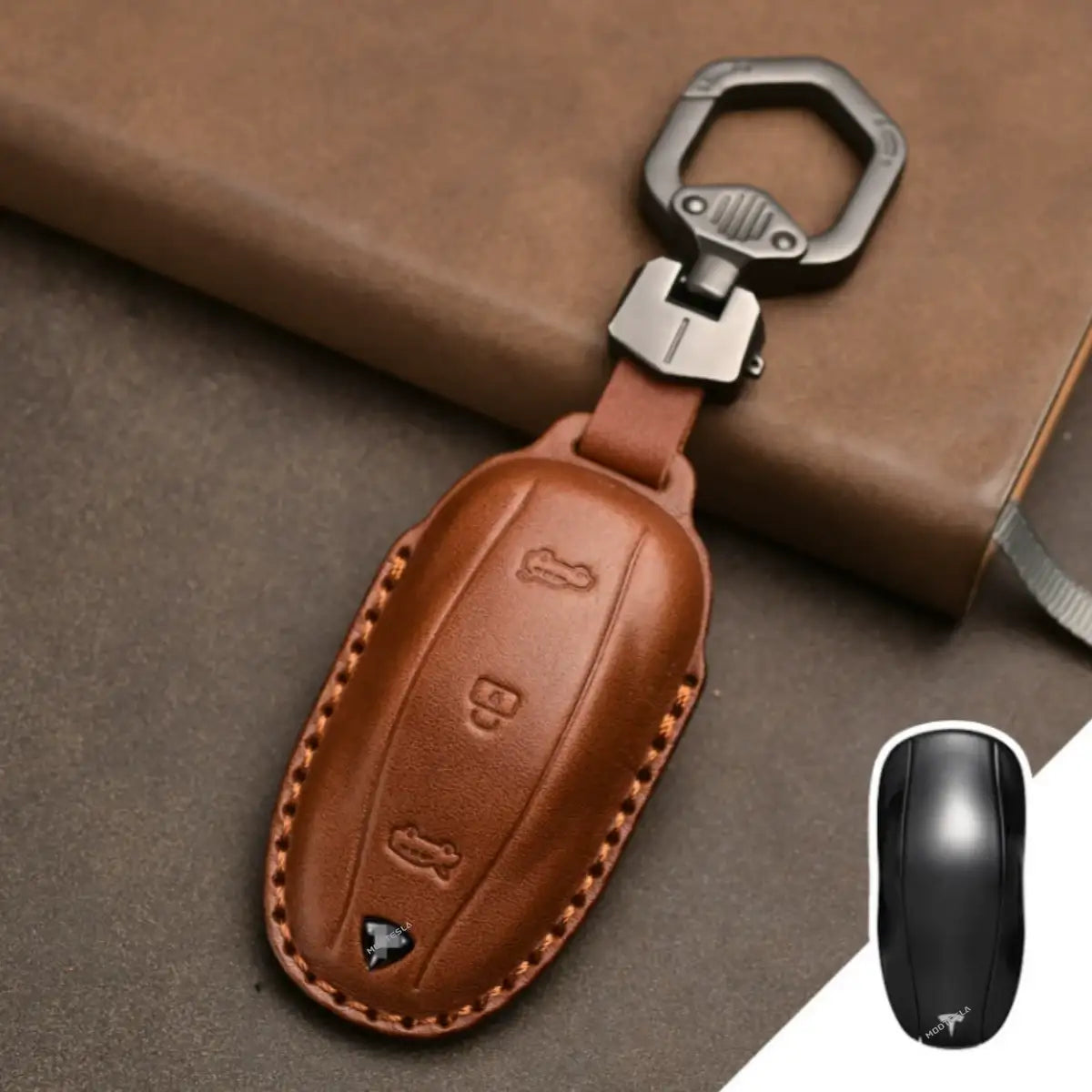 Leather Key Protector for Tesla Model Y/3/X/S  Modtesla