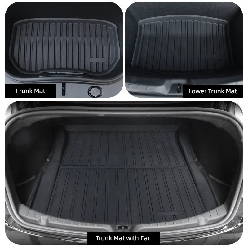 All Weather Frunk/Rear Trunk Mat for Tesla Model 3 Highland