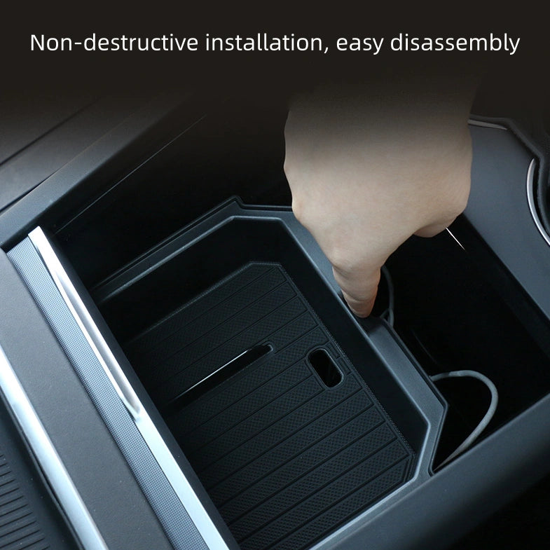 Armrest Storage Box for Tesla Model Y Juniper  Modtesla