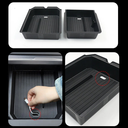 Armrest Storage Box for Tesla Model Y Juniper  Modtesla