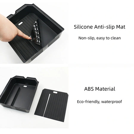Armrest Storage Box for Tesla Model Y Juniper  Modtesla
