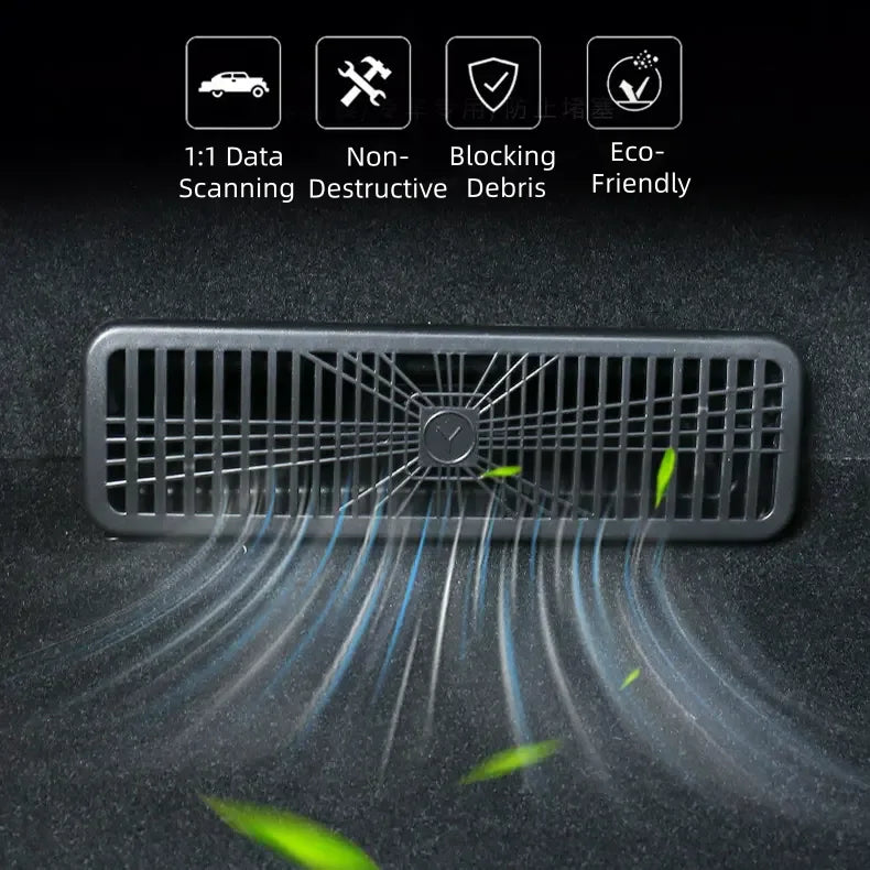 Backseat Under Seat Air Vent Cover for Tesla Model Y Juniper  Modtesla