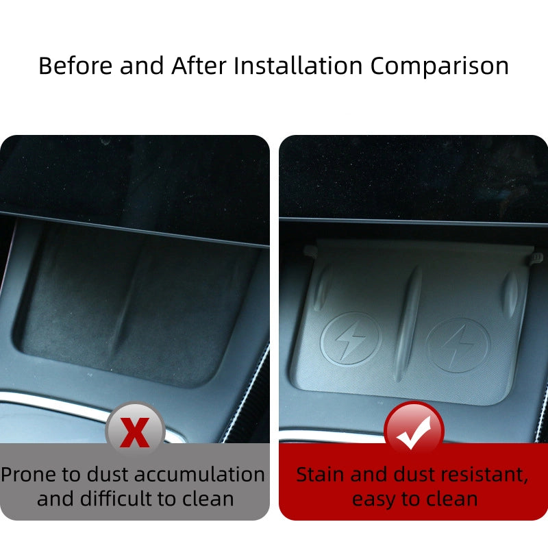 Center Console Charging Pad for Tesla Model Y 2019-2024  Modtesla