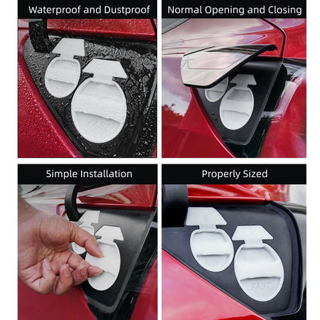 Charging Port Cover for Tesla Model Y 2019-2024  Modtesla