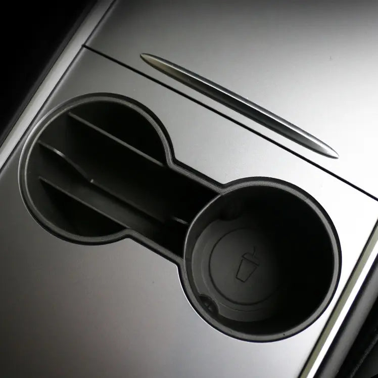 Cup Holder with Card Slots for Tesla Model 3  Modtesla
