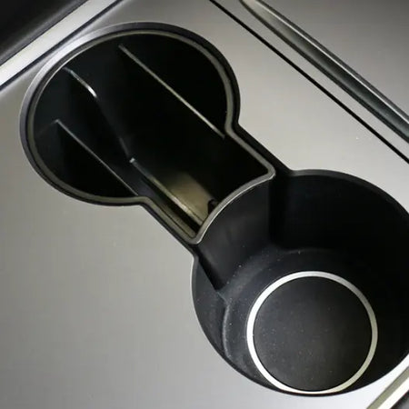 Cup Holder with Card Slots for Tesla Model 3  Modtesla