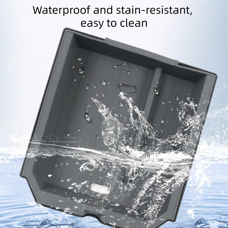 Double-Layered Center Console Storage Box for Tesla Model Y Juniper  Modtesla