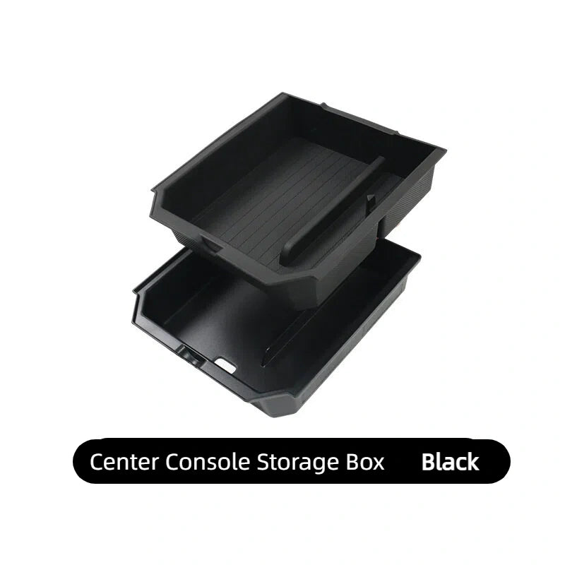 Double-Layered Center Console Storage Box for Tesla Model Y Juniper  Modtesla