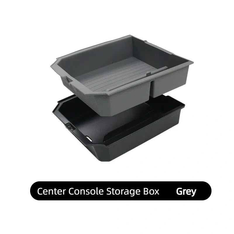 Double-Layered Center Console Storage Box for Tesla Model Y Juniper  Modtesla
