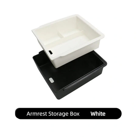 Double-Layered Center Console Storage Box for Tesla Model Y Juniper  Modtesla