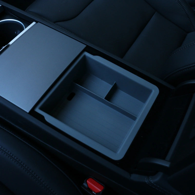Double-Layered Center Console Storage Box for Tesla Model Y Juniper  Modtesla