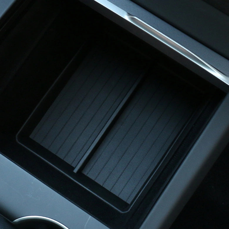 Lower Center Console Storage Tray for Tesla Model Y Juniper  Modtesla