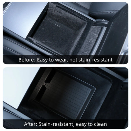 Lower Center Console Storage Tray for Tesla Model Y Juniper  Modtesla