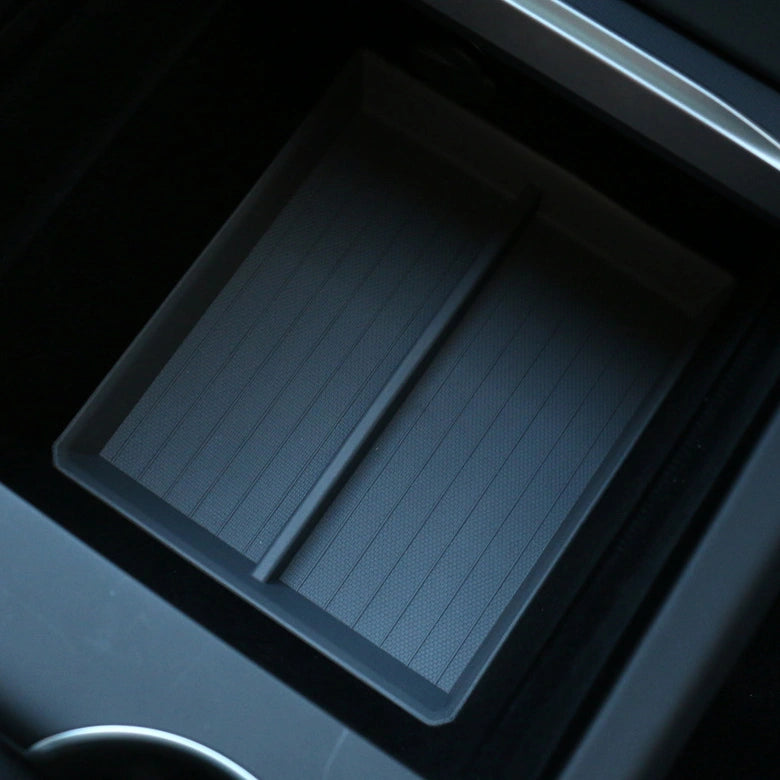 Lower Center Console Storage Tray for Tesla Model Y Juniper  Modtesla