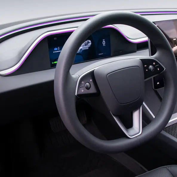 Integrated Dashboard Display with Ambient Lighting for Tesla Model 3 Highland / Model Y Juniper