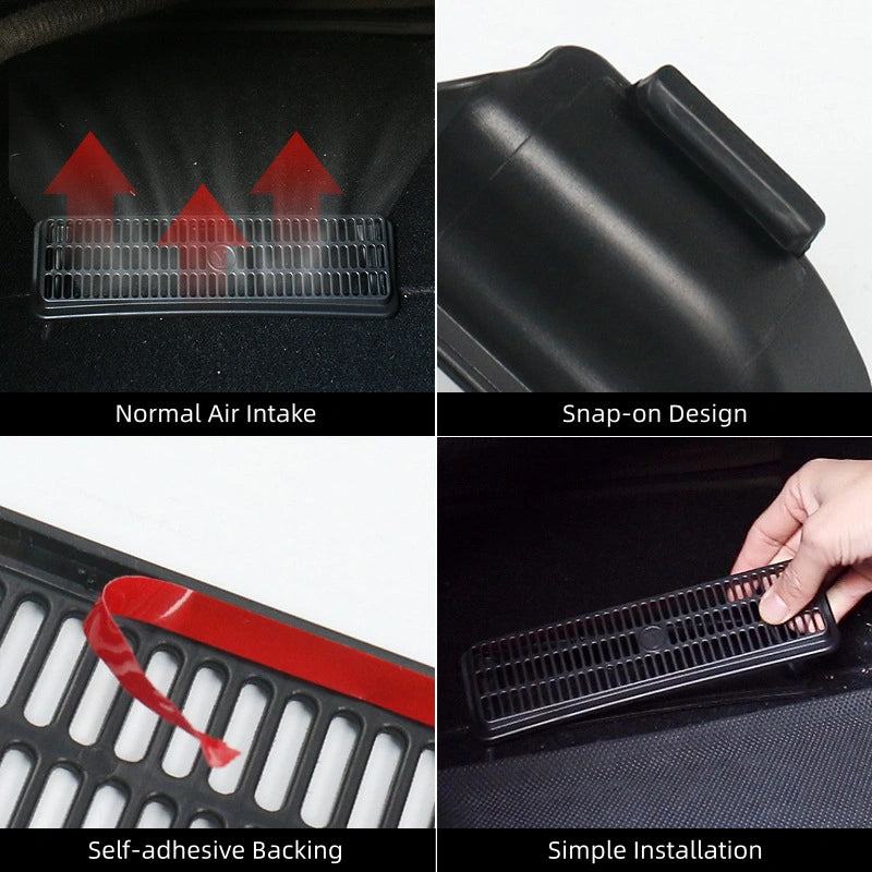 Backseat Under Seat Air Flow Vent Grille Cover for Tesla Model Y 2019-2024  Modtesla