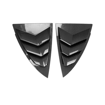 Rear Side Window Louvers Cover for Tesla Model Y 2019-2024  Modtesla