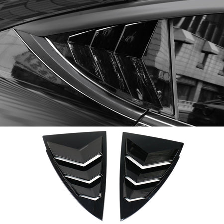 Rear Side Window Louvers Cover for Tesla Model Y 2019-2024  Modtesla