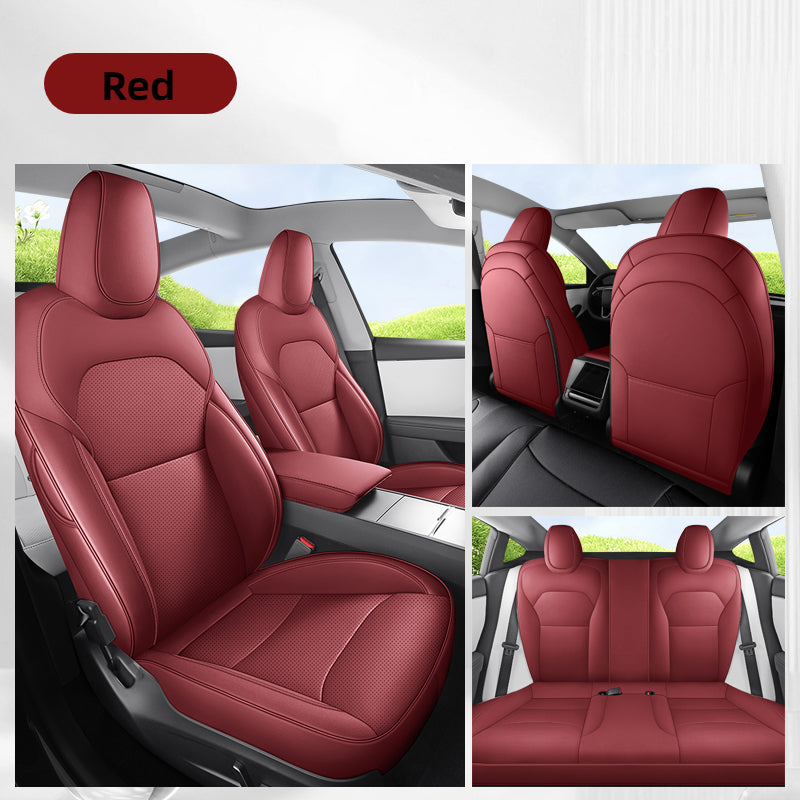 Fully-Covered Napa Seat Cover for Tesla Model Y Juniper 2025+ - Modtesla